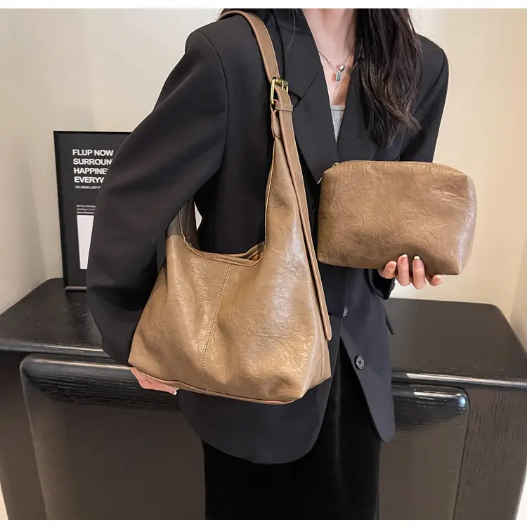 Brown Textured Crossbody Bag for Women Autumn 2026 — feature 28