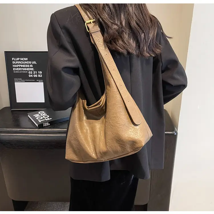 Brown Textured Crossbody Bag for Women Autumn 2026 — feature 29