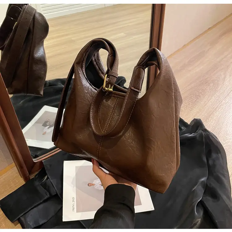Brown Textured Crossbody Bag for Women Autumn 2026 — feature 31