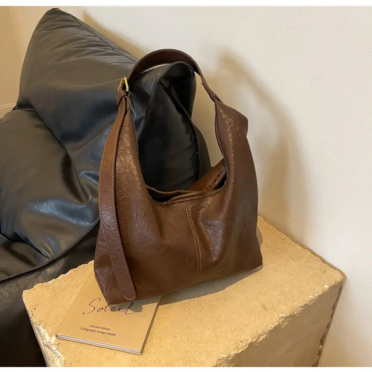 Brown Textured Crossbody Bag for Women Autumn 2026 — feature 32
