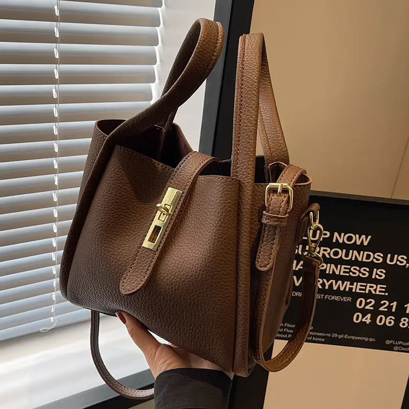 Women Textured Shoulder Crossbody Bag Beige 2026 - Image 8