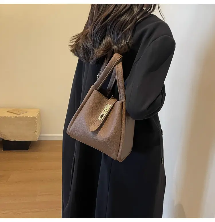 Women Textured Shoulder Crossbody Bag Beige 2026 — feature 21