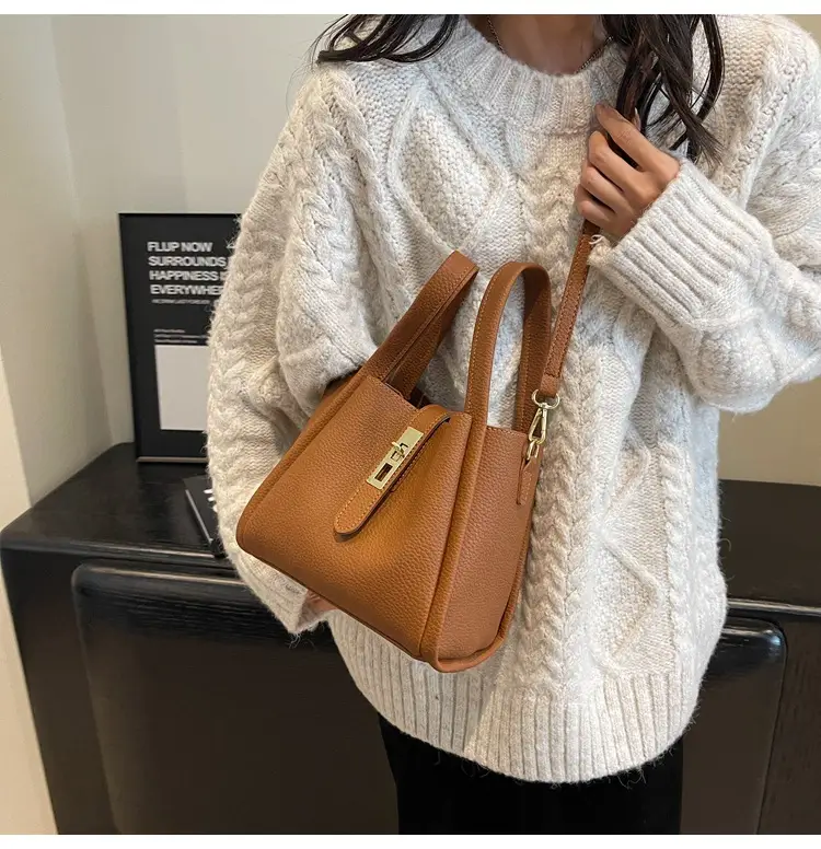 Women Textured Shoulder Crossbody Bag Beige 2026 — feature 26