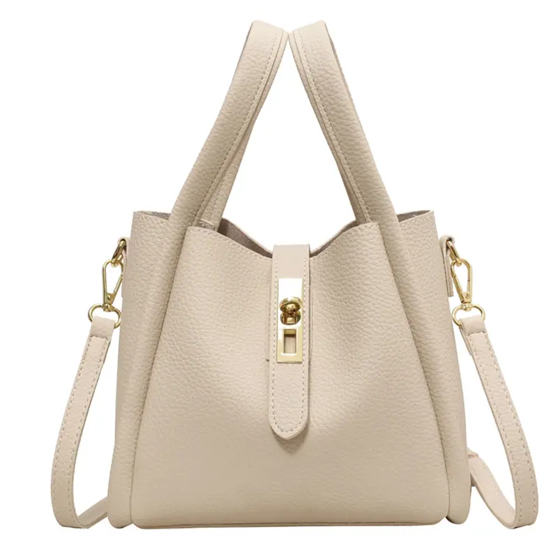 Women Textured Shoulder Crossbody Bag Beige 2026 - Image 2