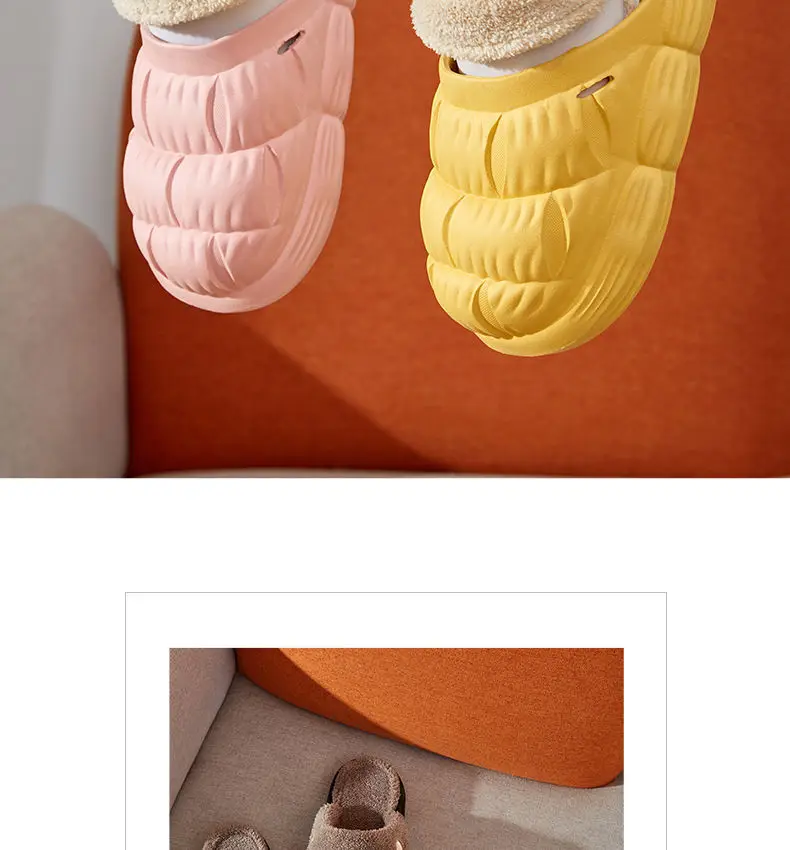 Autumn Winter Detachable Cotton Slippers Multi Color — feature 12