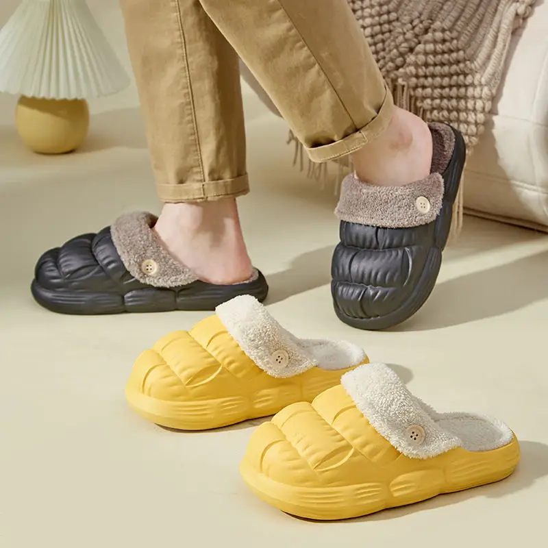 Autumn Winter Detachable Cotton Slippers Multi Color — feature 20