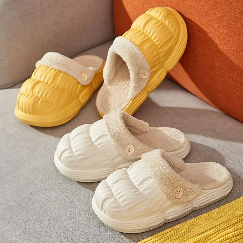 Autumn Winter Detachable Cotton Slippers Multi Color — feature 48