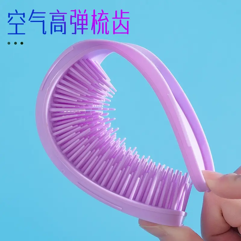 Purple Air Cushion Scalp Hair Brush for Women - Image 8