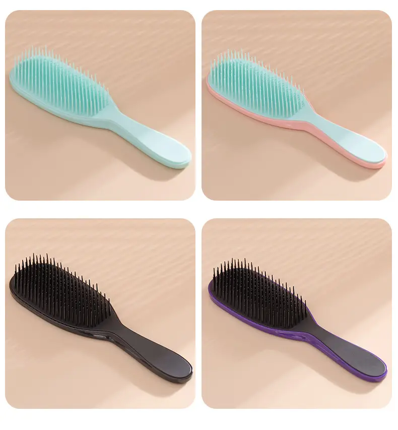 Purple Air Cushion Scalp Hair Brush for Women — feature 11