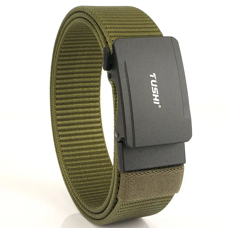 Men's 3.8CM Tactical Belt with Nylon Woven Band - Image 2