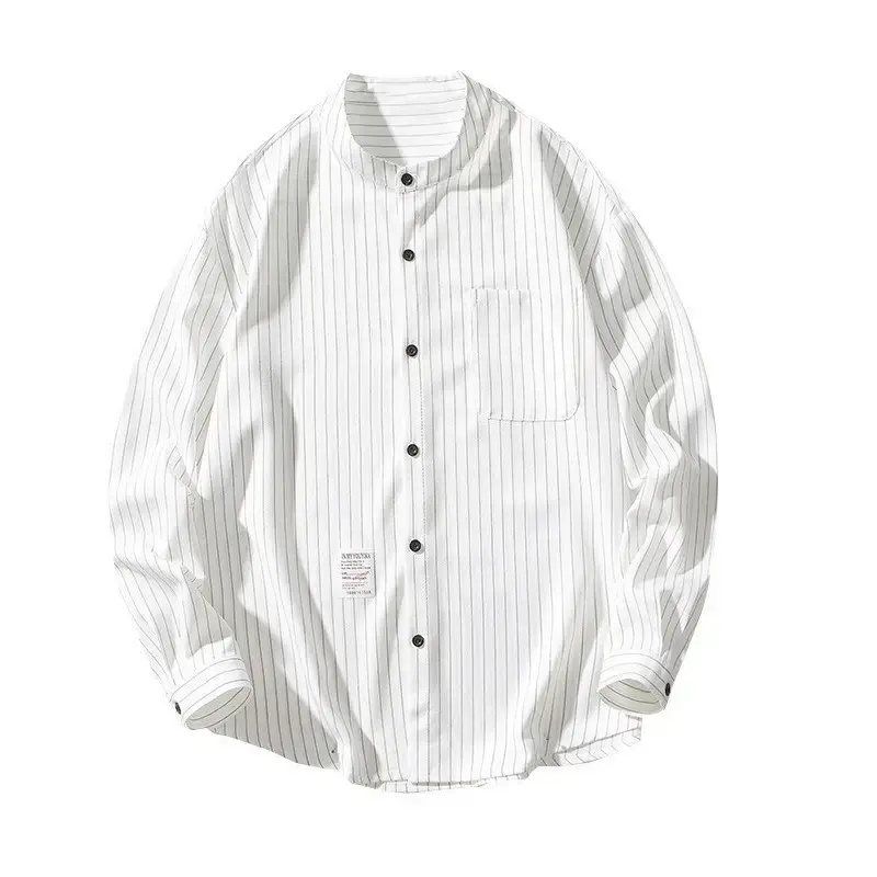Boys Striped Japanese Casual Coat Plus Size Spring Autumn