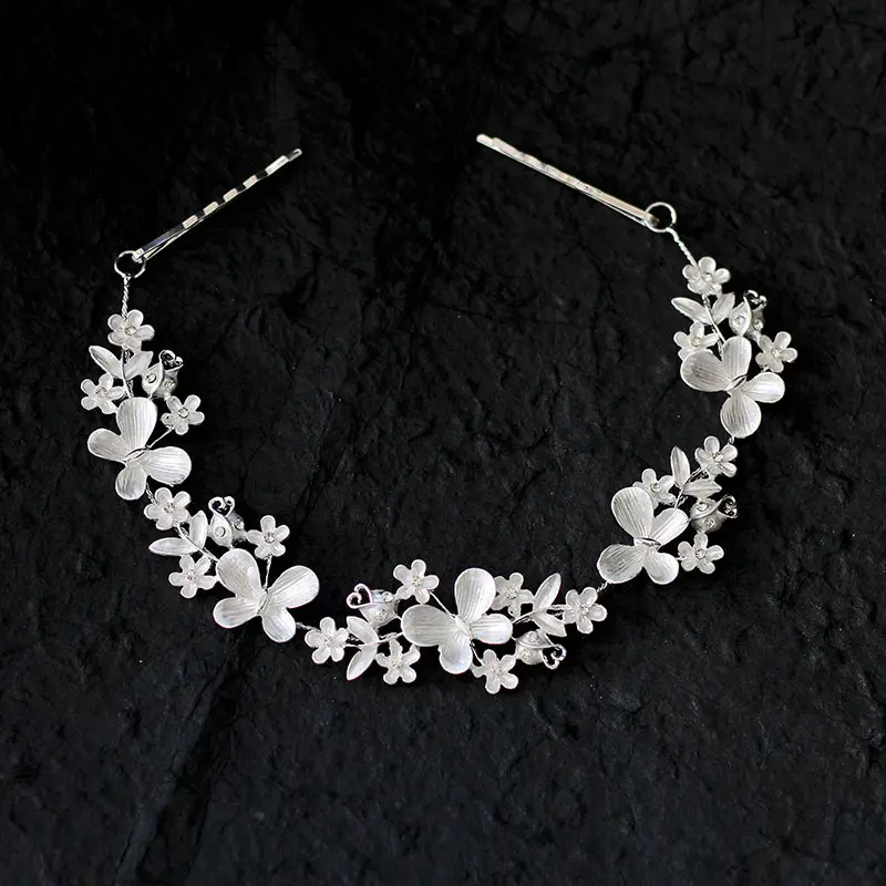 Vintage Gold Floral Hairpin for Bridal Headdress - Image 5