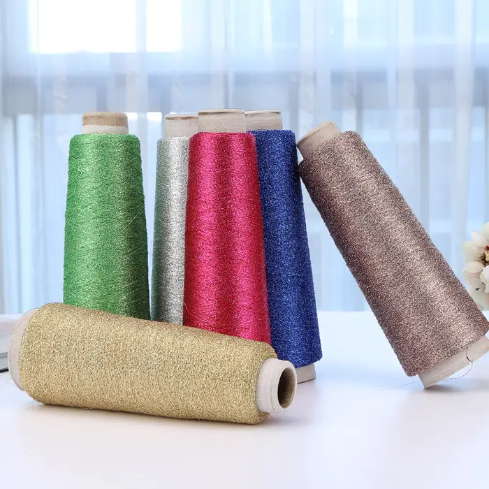 [Silk Yue] Cross-border Hot Selling Gold and Silver Wire Wiring Flash Silk Colorful Gold Wire Woven Companion Bright Silk Woven Flower