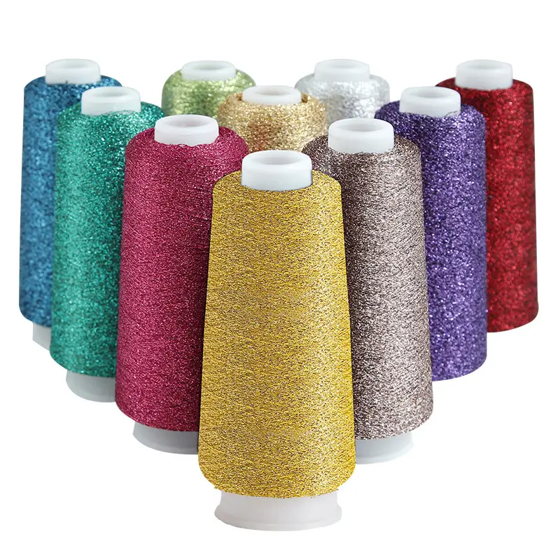 [Silk Yue] Cross-border Hot Selling Gold and Silver Wire Wiring Flash Silk Colorful Gold Wire Woven Companion Bright Silk Woven Flower