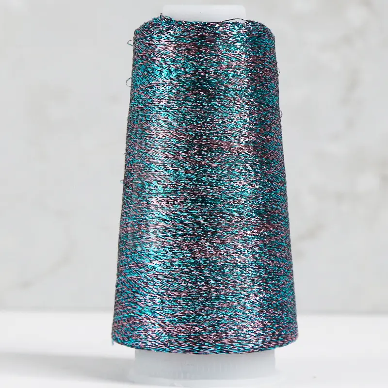[Silk Yue] Cross-border Hot Selling Gold and Silver Wire Wiring Flash Silk Colorful Gold Wire Woven Companion Bright Silk Woven Flower