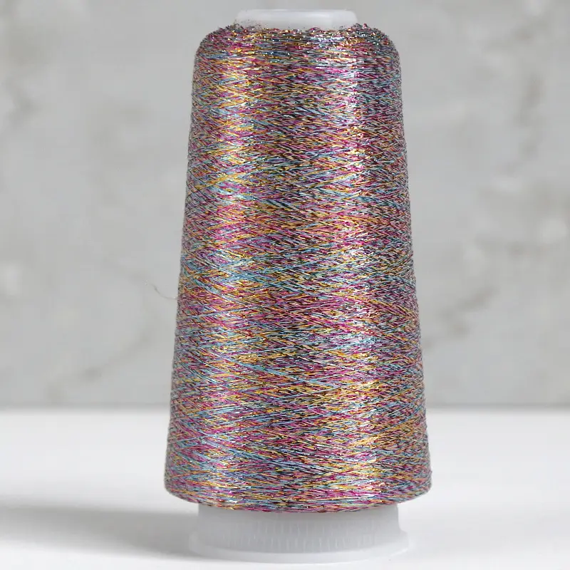 [Silk Yue] Cross-border Hot Selling Gold and Silver Wire Wiring Flash Silk Colorful Gold Wire Woven Companion Bright Silk Woven Flower