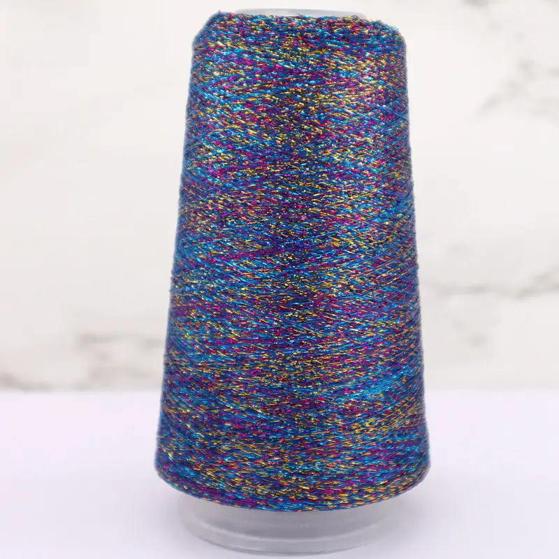 [Silk Yue] Cross-border Hot Selling Gold and Silver Wire Wiring Flash Silk Colorful Gold Wire Woven Companion Bright Silk Woven Flower