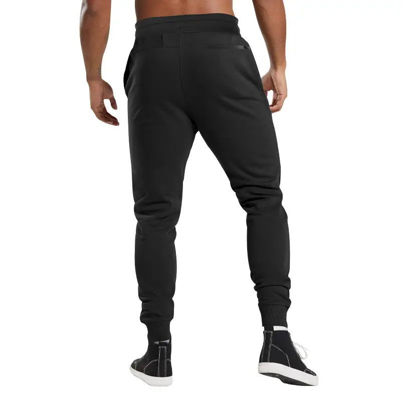 Men Drawstring Casual Trousers Navy Blue Breathable — feature 18