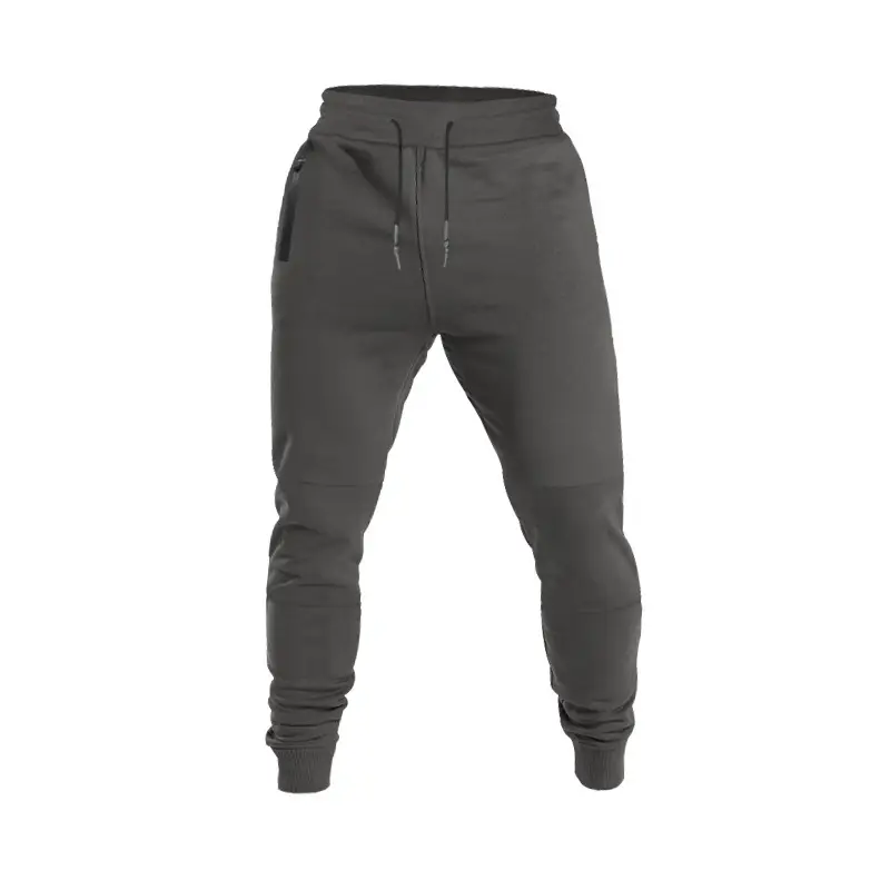 Men Drawstring Casual Trousers Navy Blue Breathable — feature 40