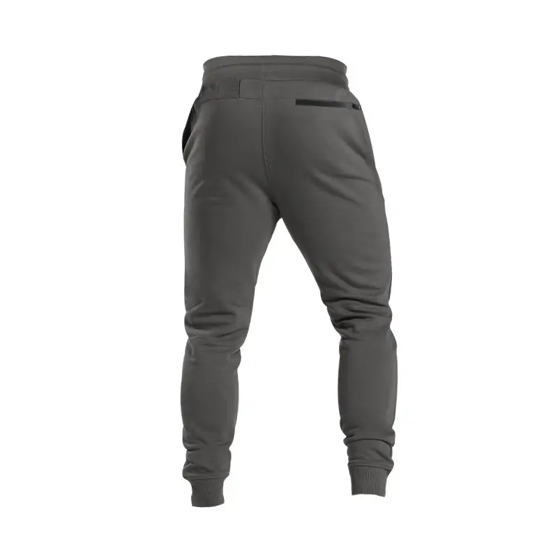 Men Drawstring Casual Trousers Navy Blue Breathable — feature 41