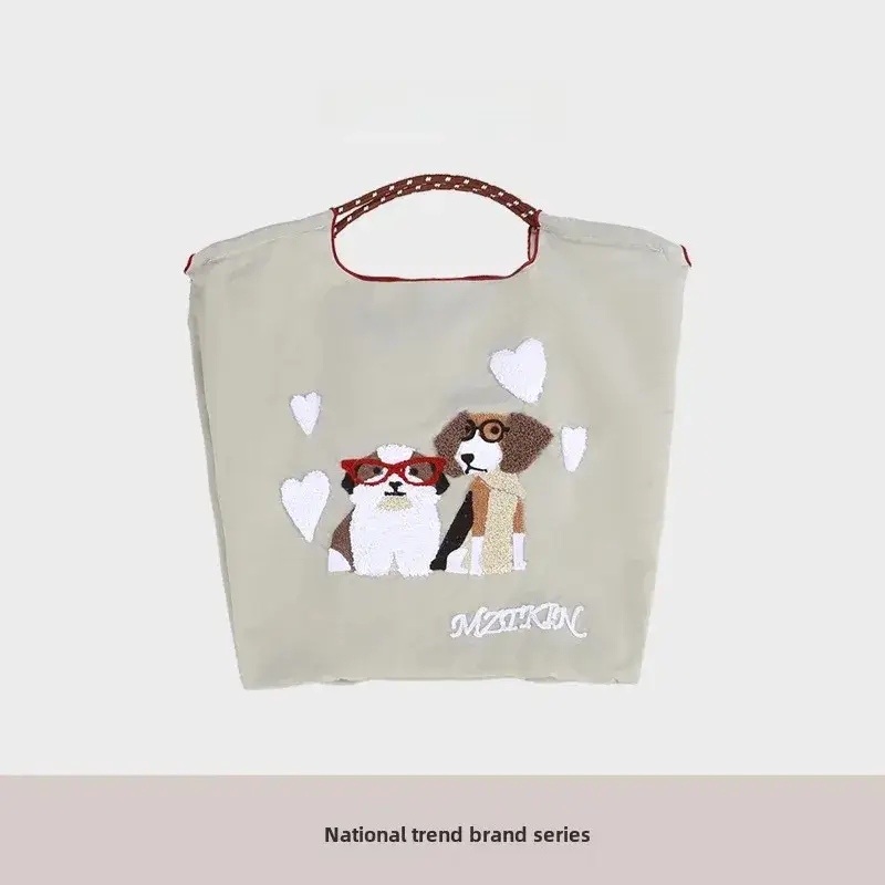 Women Embroidered Pink Crossbody Bag with Heart Design - Image 7