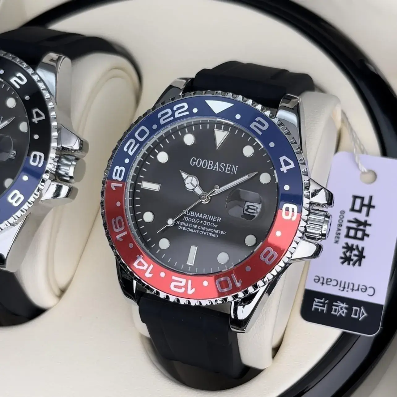 Guberson Coke Circle Men's Watch Waterproof Luminous Calendar - Image 3