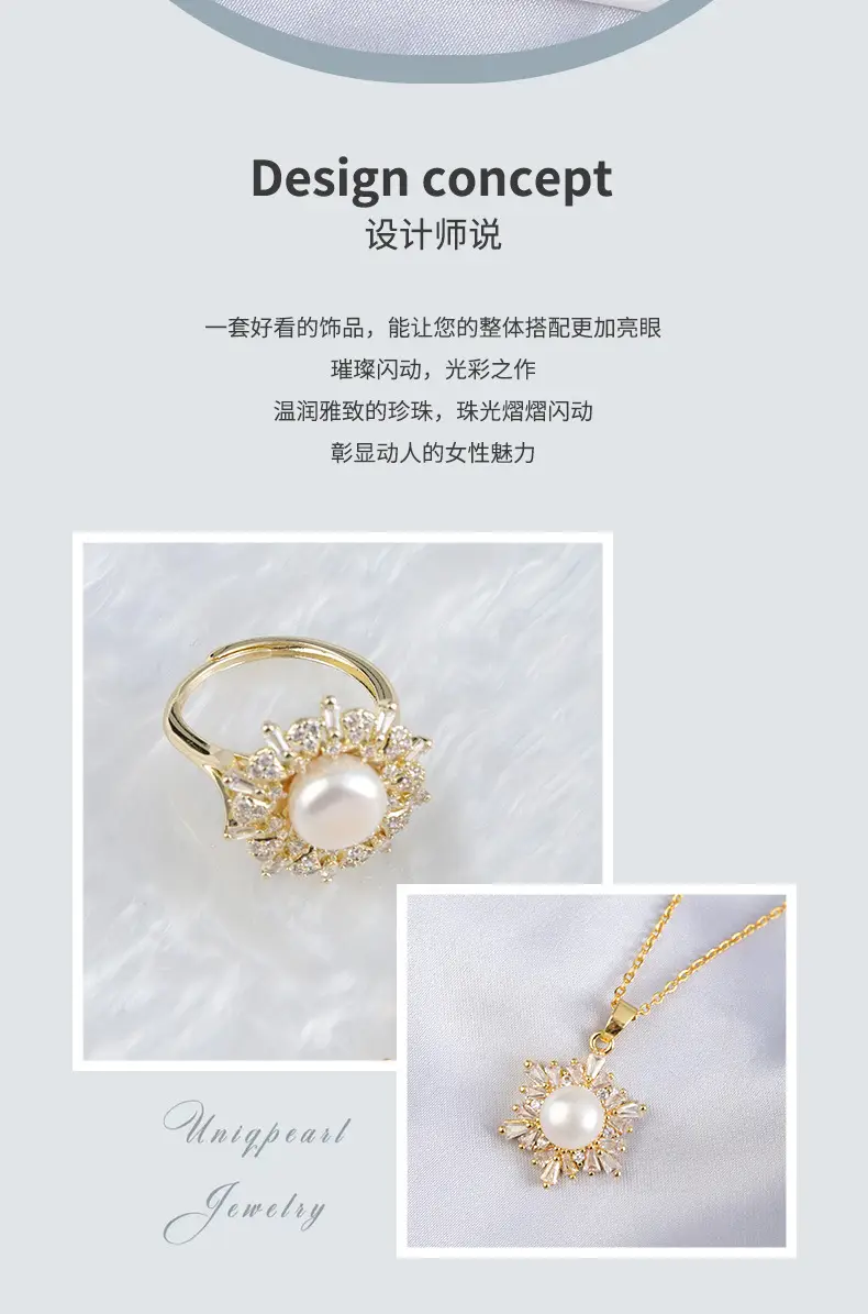 2025 Pearl Ring Set with Pendant & Earrings — feature 2