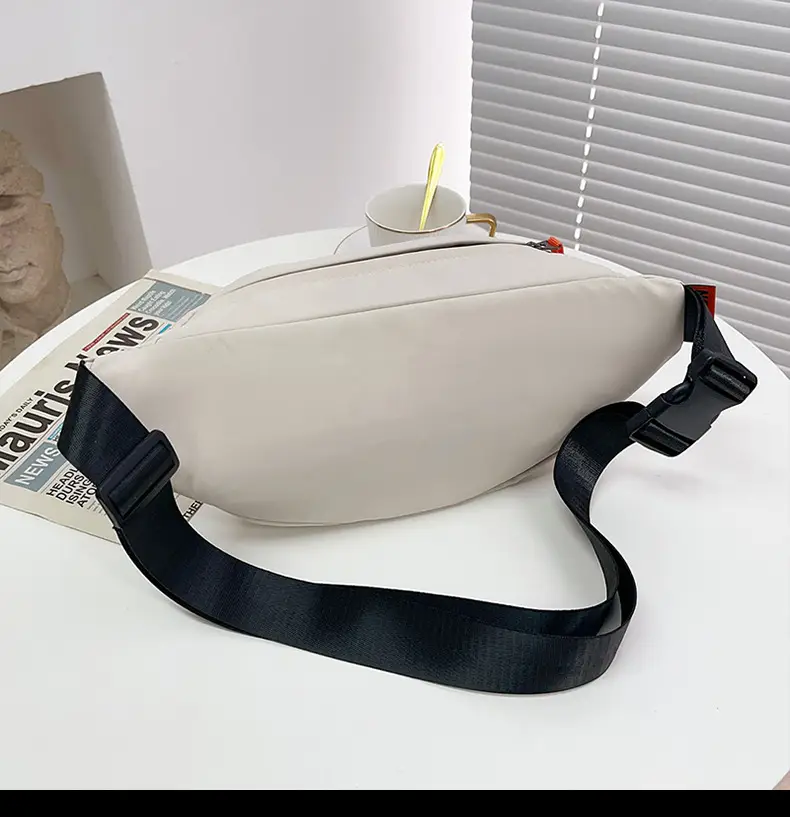 Trendy Waterproof Men's Waist Bag Teal Orange — feature 33