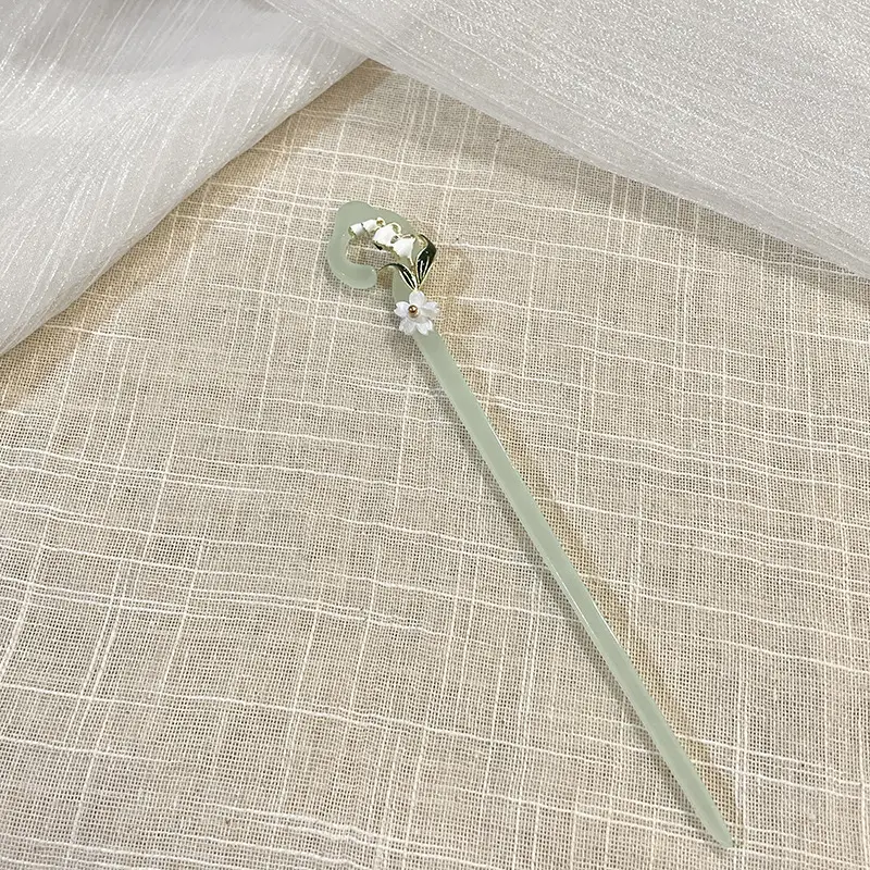 Chinese Style Pearl Flower Hairpin for Women - Image 37