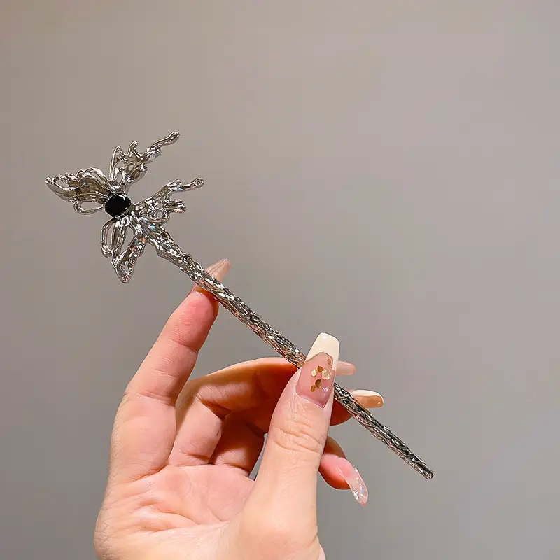Chinese Style Pearl Flower Hairpin for Women - Image 4