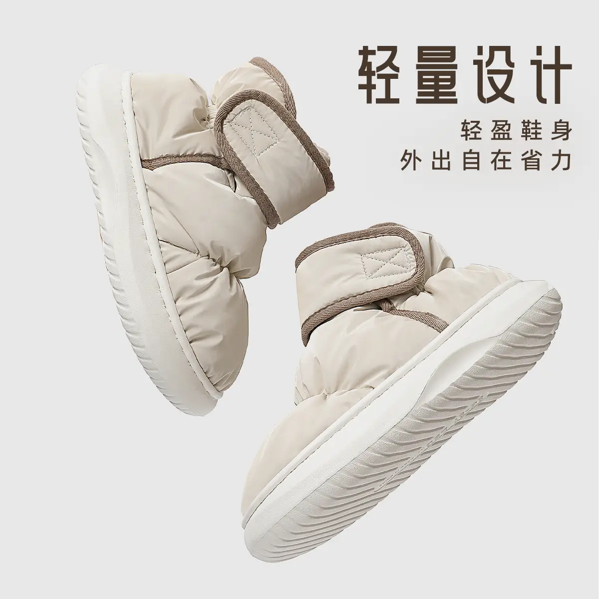 Women Waterproof Blue Plush Snow Boots Winter - Image 14