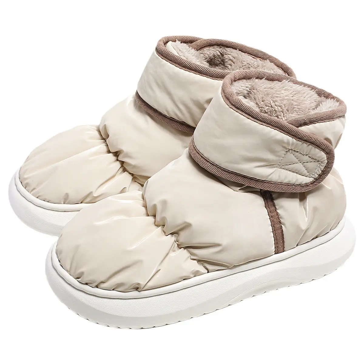 Women Waterproof Blue Plush Snow Boots Winter - Image 16