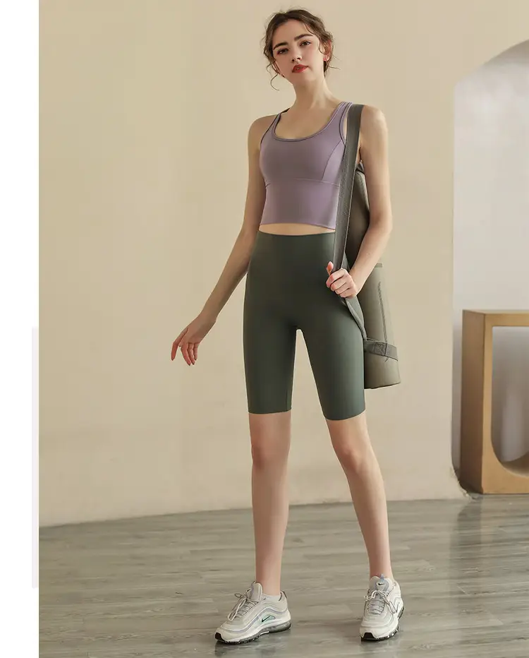 New Cross Beauty Back Sports Underwear Women's Shockproof High Strength Running Quick-drying Yoga Vest Outer Wear Fitness Bra — feature 13