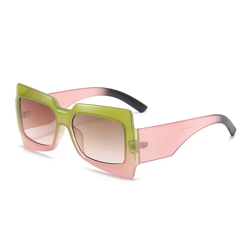 UV-Proof Men's Green Pink Sunglasses Travel Photography Glasses - Image 7