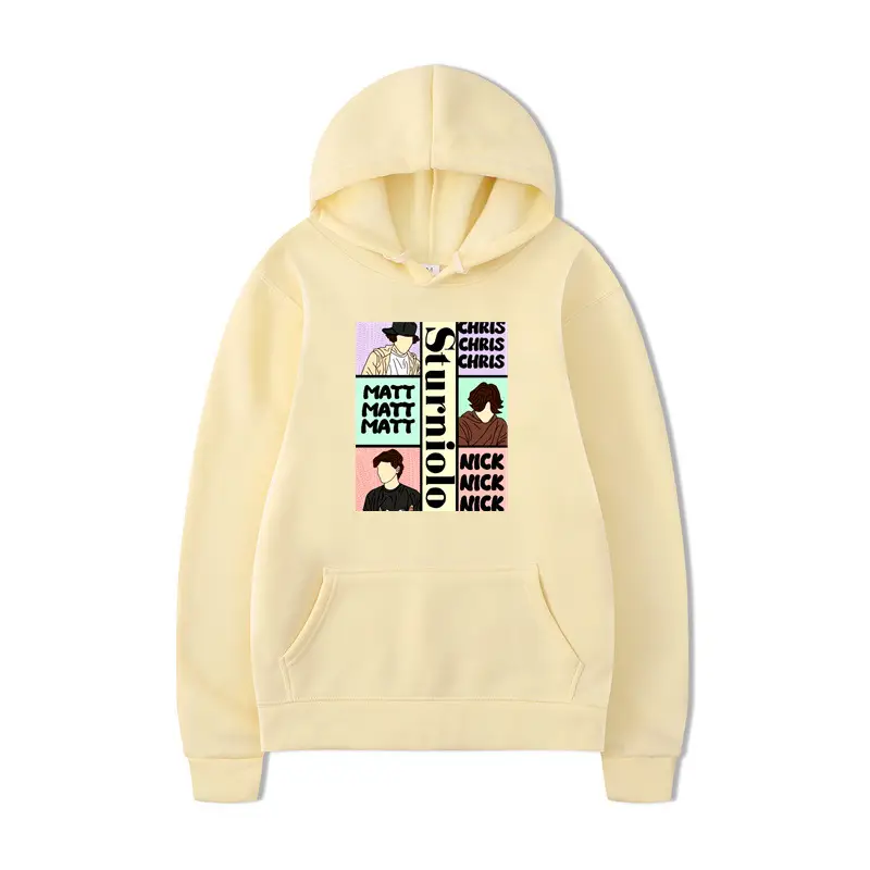 Men Women Graphic Print Hoodie Lime Green