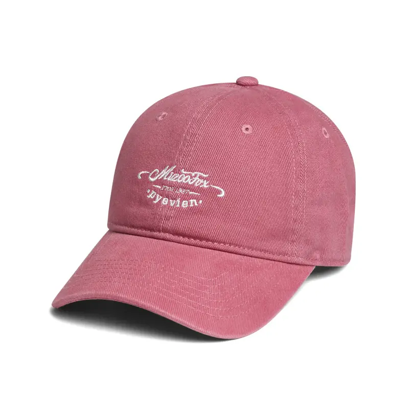 Red Japanese Retro Brushed Cap for Men - Image 9
