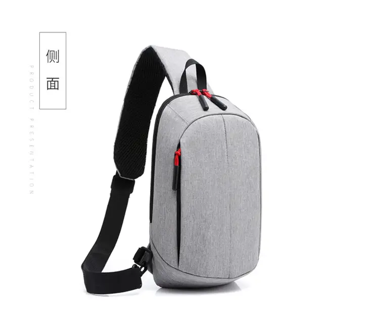 Feisha Blue Nylon Shoulder Bag for Men Women — feature 19