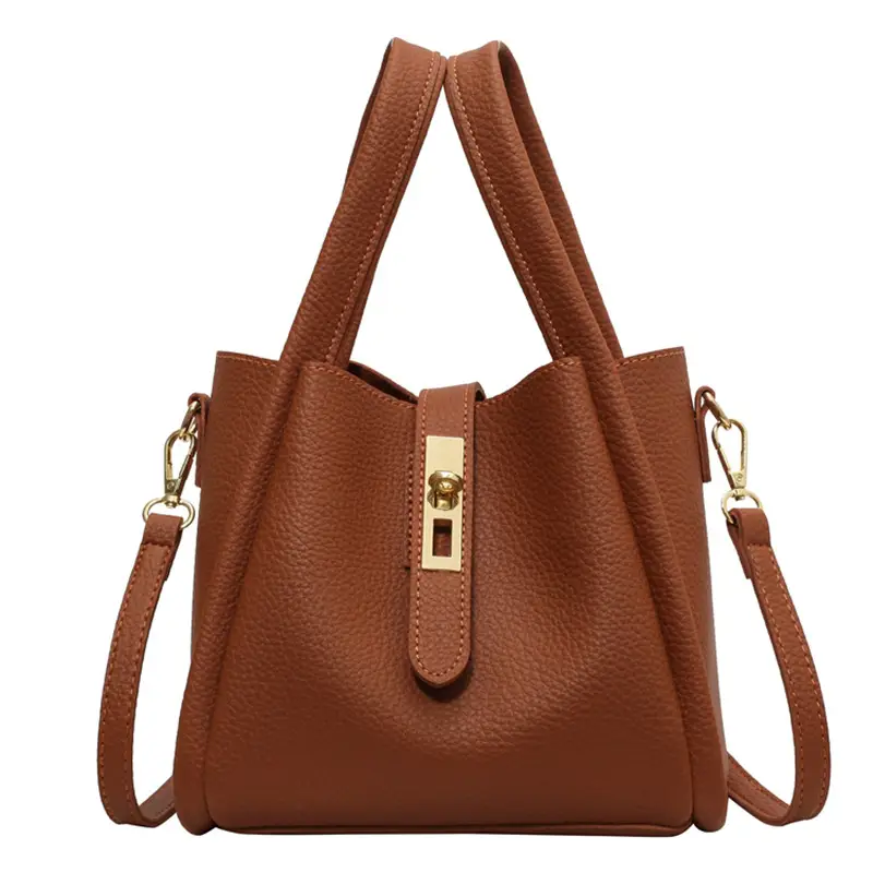 Women's Beige Textured Shoulder Messenger Bag 2023 - Image 3