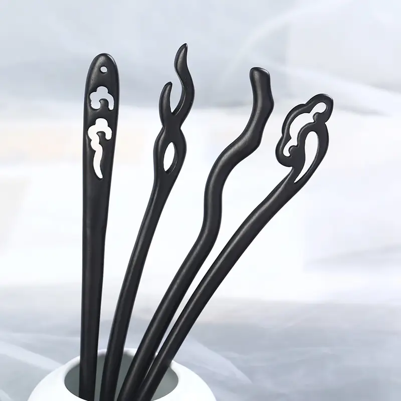 New Chinese Style Ebony Hairpin Chopsticks Wholesale - Image 79