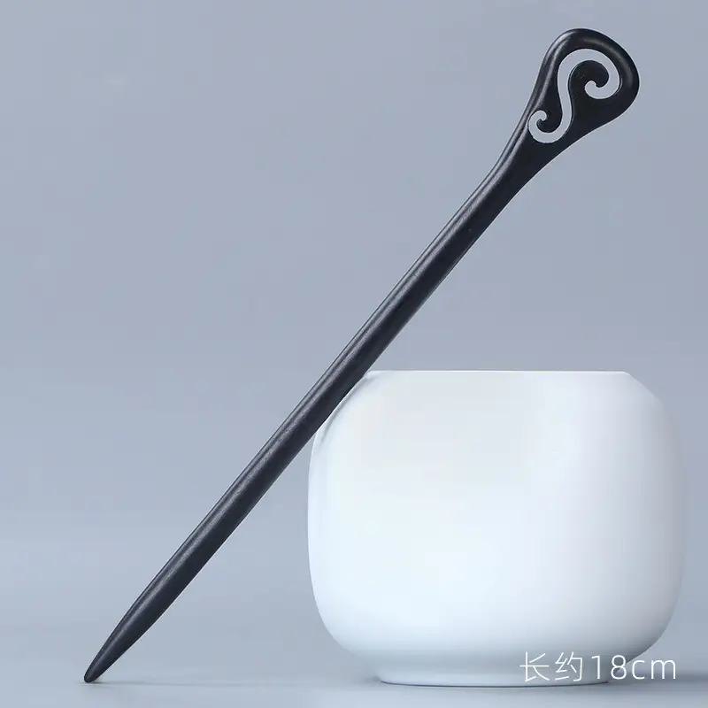 New Chinese Style Ebony Hairpin Chopsticks Wholesale - Image 25