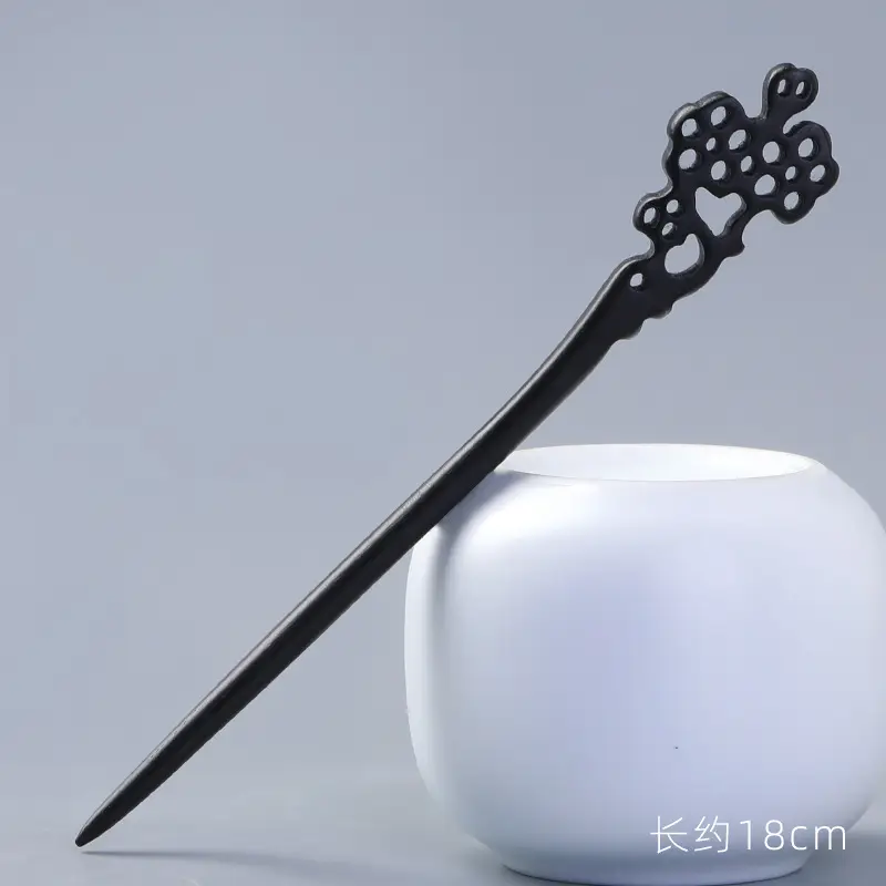 New Chinese Style Ebony Hairpin Chopsticks Wholesale - Image 30