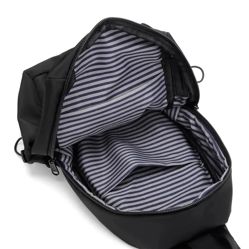 Men's Crossbody Chest Bag USB Charging Lightweight Sports Bag - Image 6