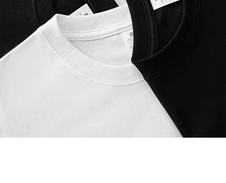 Xinjiang Long-Staple Cotton T-Shirt Black Round Neck — feature 14