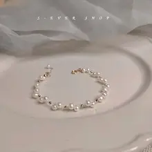 Natural Freshwater Pearl Bracelet Love Heart Design — feature 12