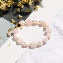 Natural Freshwater Pearl Bracelet Love Heart Design — feature 14