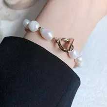 Natural Freshwater Pearl Bracelet Love Heart Design — feature 7