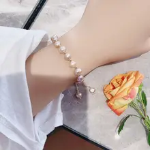 Natural Freshwater Pearl Bracelet Love Heart Design — feature 9