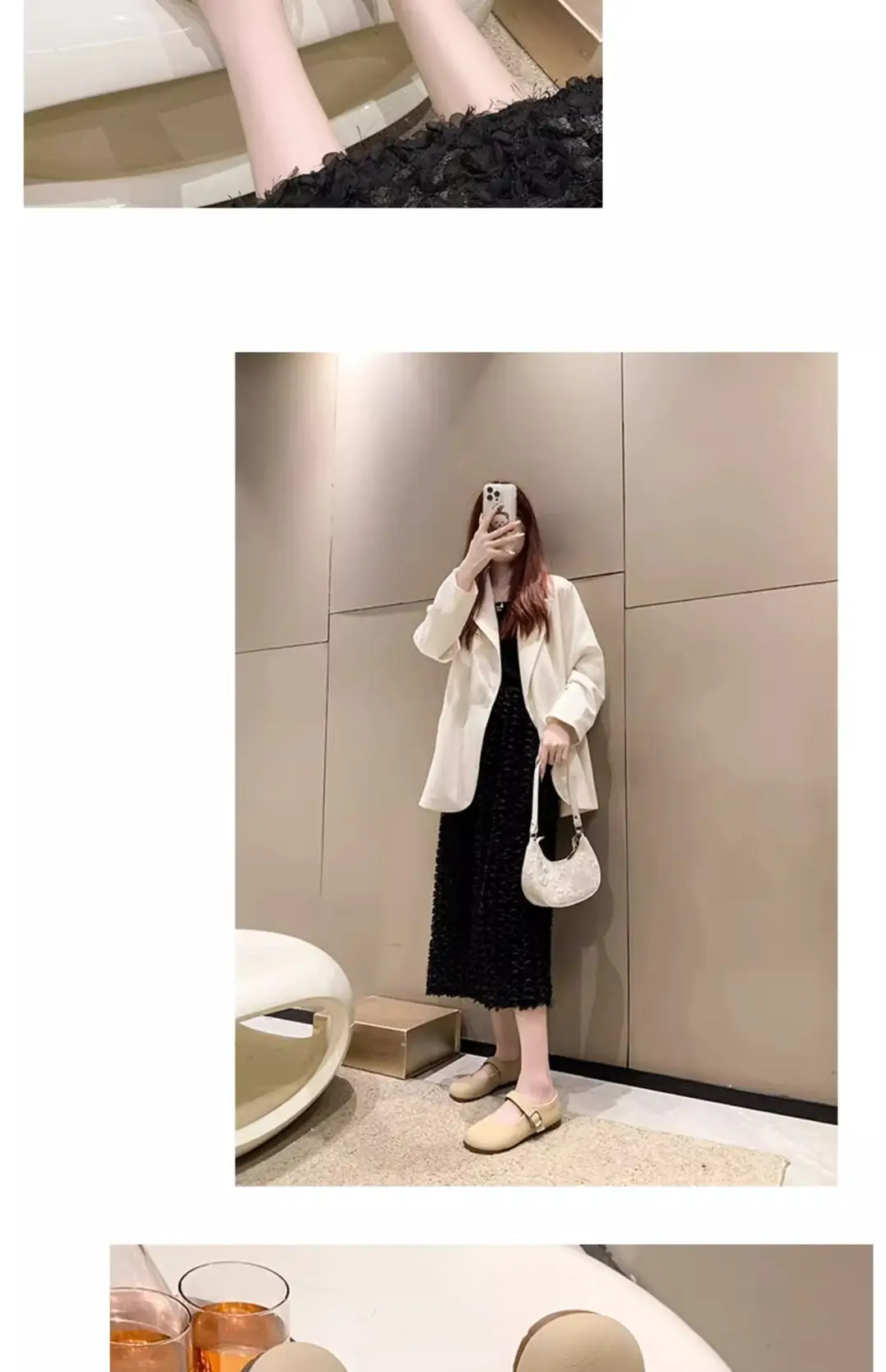 Mary Jane Shoes Women's Flat Shoes 2025 Spring and Autumn New Shallow Mouth Granny Shoes Gentle Style with Skirt Small Leather Shoes — feature 10