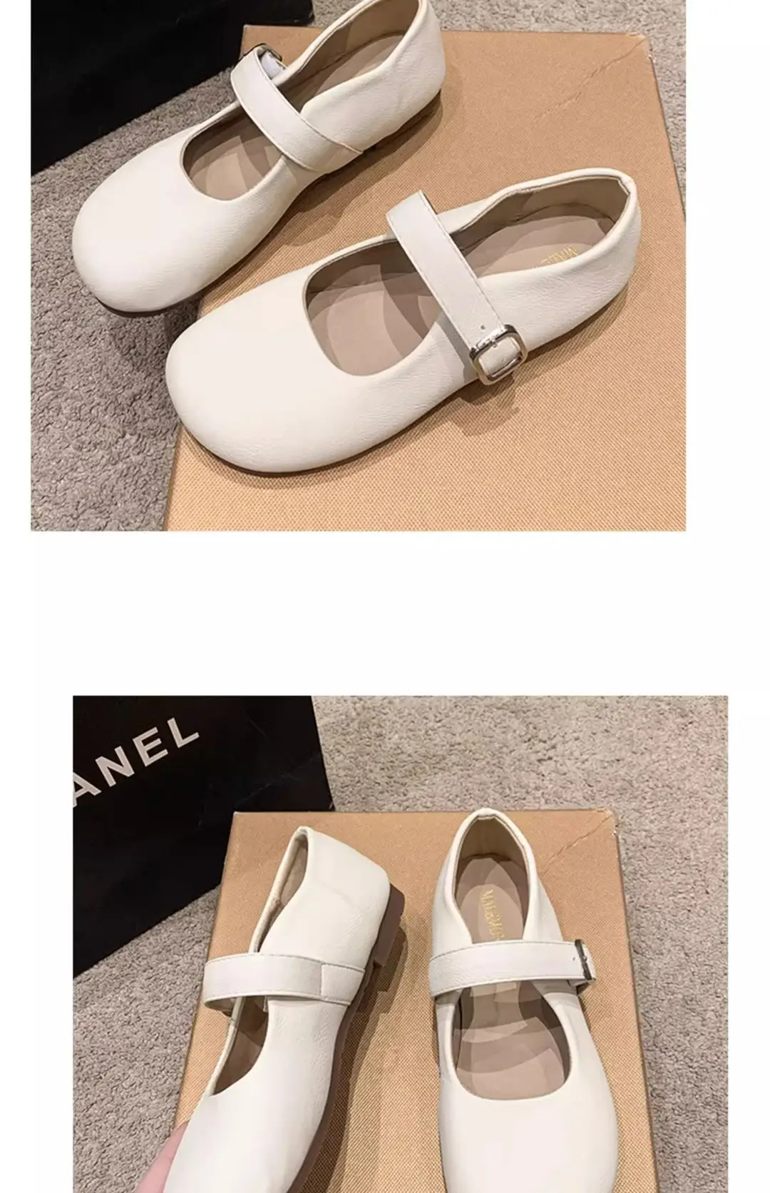 Mary Jane Shoes Women's Flat Shoes 2025 Spring and Autumn New Shallow Mouth Granny Shoes Gentle Style with Skirt Small Leather Shoes — feature 15