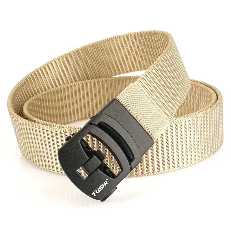 Nylon Belt with Toothless Buckle for Men - Image 7